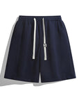Basic drawstring shorts-D690
