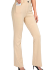 Business straight-leg pants-D175