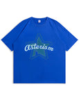 Five-pointed star print tee-D490