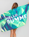 Printed Beach Towel -D247