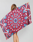 Printed Beach Towel -D247