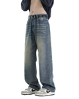 Basic baggy jeans-D79