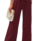 Wide-leg pants-D118