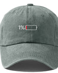 "Low Battery "Baseball Cap-D295