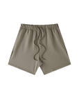 Solid color drawstring shorts-C11
