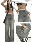 Vintage wide-leg jeans-D811