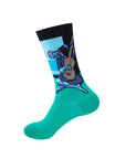Cartoon mid-tube socks-D236