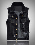 Denim Vest-D682