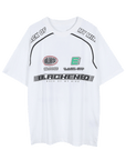 Racing-inspired printed TEE-D759