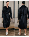 Ice silk robe-D18