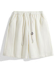 Basic drawstring shorts-D690
