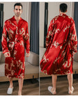 Ice silk robe-D18