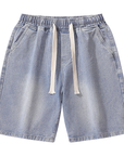 Multicolor denim shorts-D63