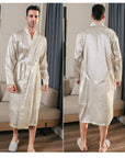 Ice silk robe-D18