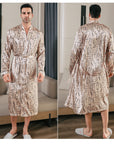Ice silk robe-D18