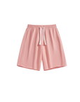 Solid color drawstring shorts-D2