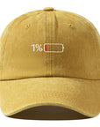 "Low Battery "Baseball Cap-D295