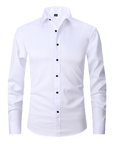 Slim fit simple shirt-D189