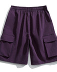 Multi-pocket shorts-D109
