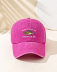 Versatile embroidered baseball cap-D293