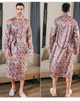 Ice silk robe-D18