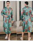 Ice silk robe-D18