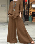 Solid color two piece suit-D839