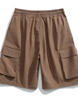 Multi-pocket shorts-D109