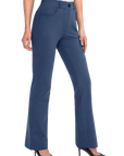 Business straight-leg pants-D175