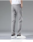 Ice Silk Straight Pants-D210