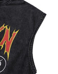 Vintage Reggae Distressed Vest-D454