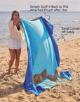 Lightweight quick-drying beach mat-D250
