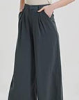 Casual wide-leg pants-D121
