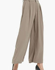 Casual wide-leg pants-D121