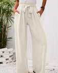 Wide-leg pants-D118