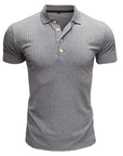 Business button fitted polo-D199