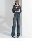 Straight jeans-D96