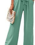 Wide-leg pants-D118