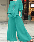 Solid color two piece suit-D839