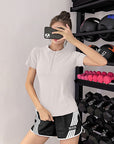 Sports quick-drying yoga top-D870