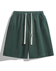 Basic drawstring shorts-D690