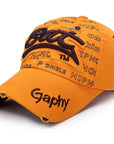 Baseball cap with 3D embroidery-D294