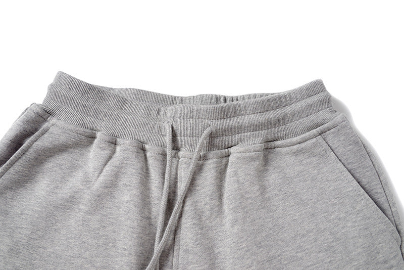 Drawstring striped shorts-D501