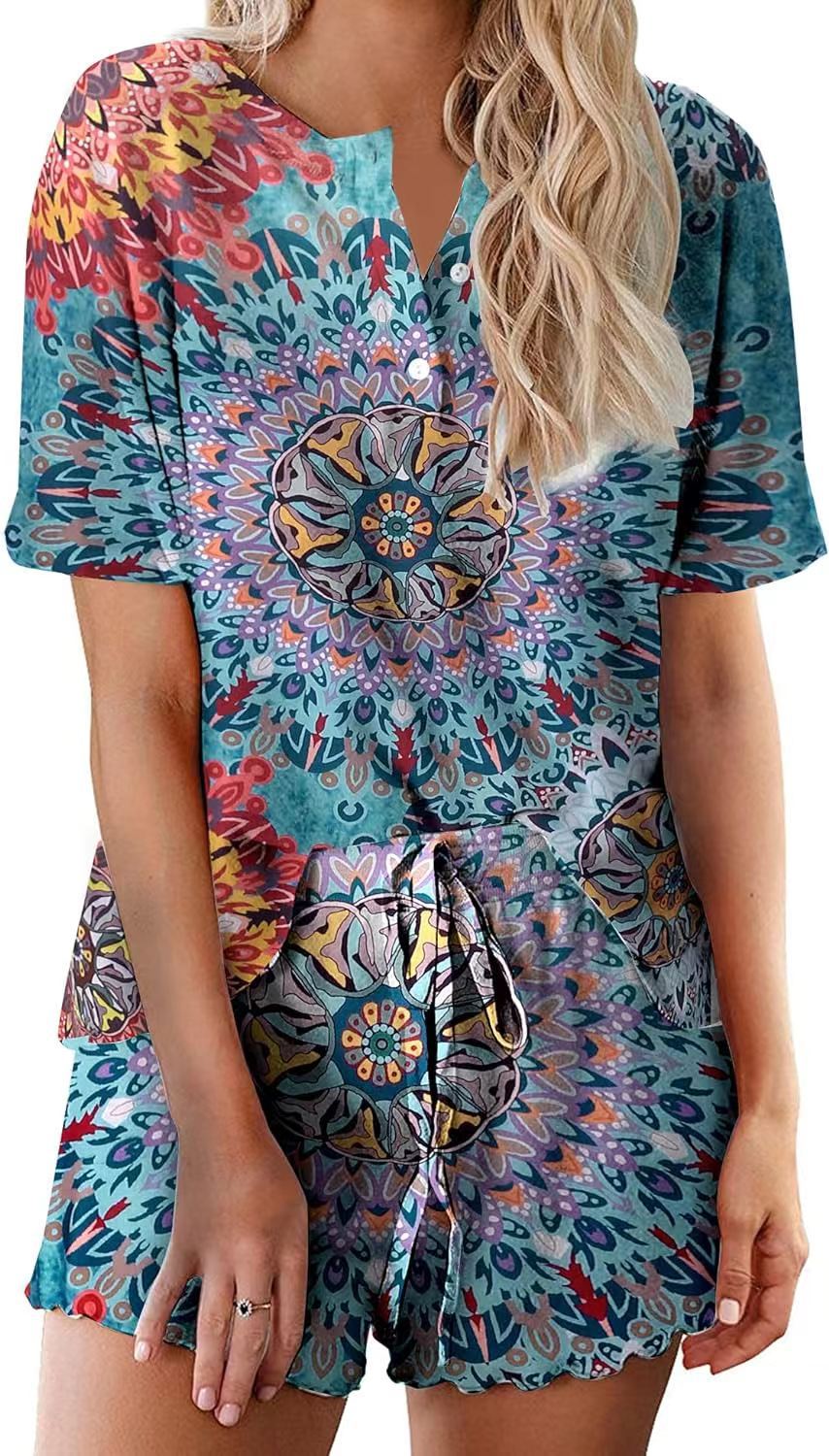 Tie-dye print set-D273