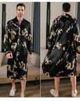 Ice silk robe-D18