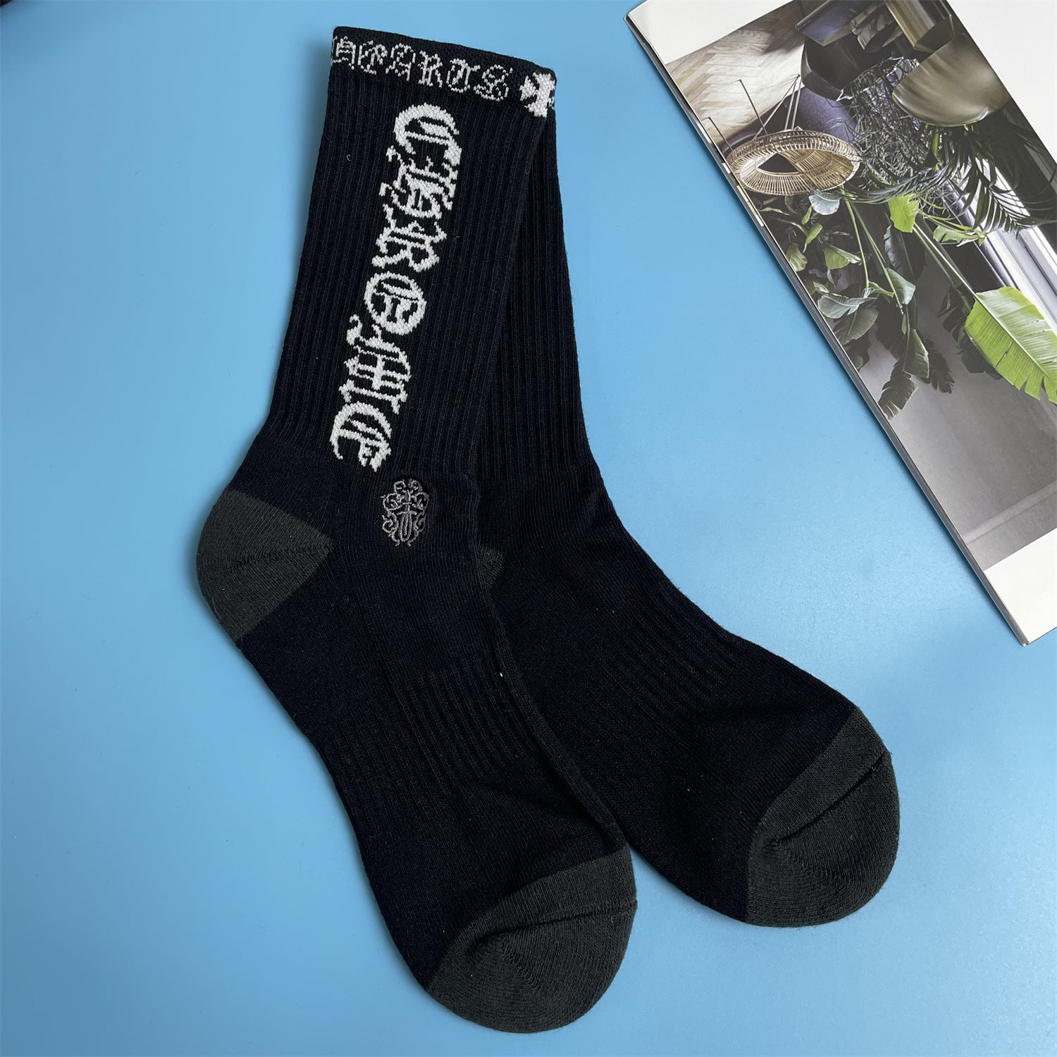 Embroidered stockings-D232