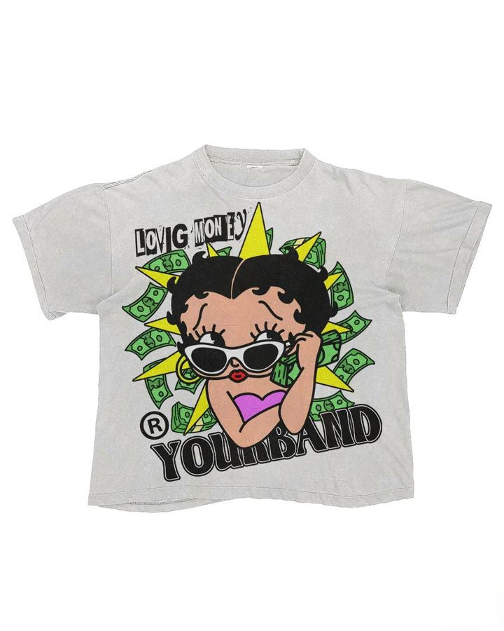 Oversized logo Tee-D606