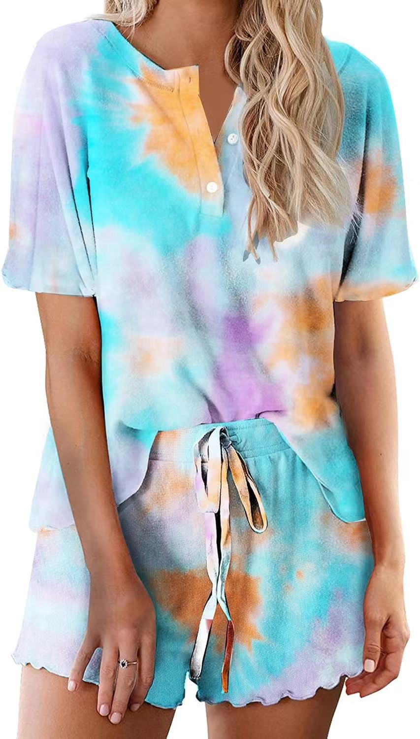 Tie-dye print set-D273