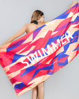 Printed Beach Towel -D247