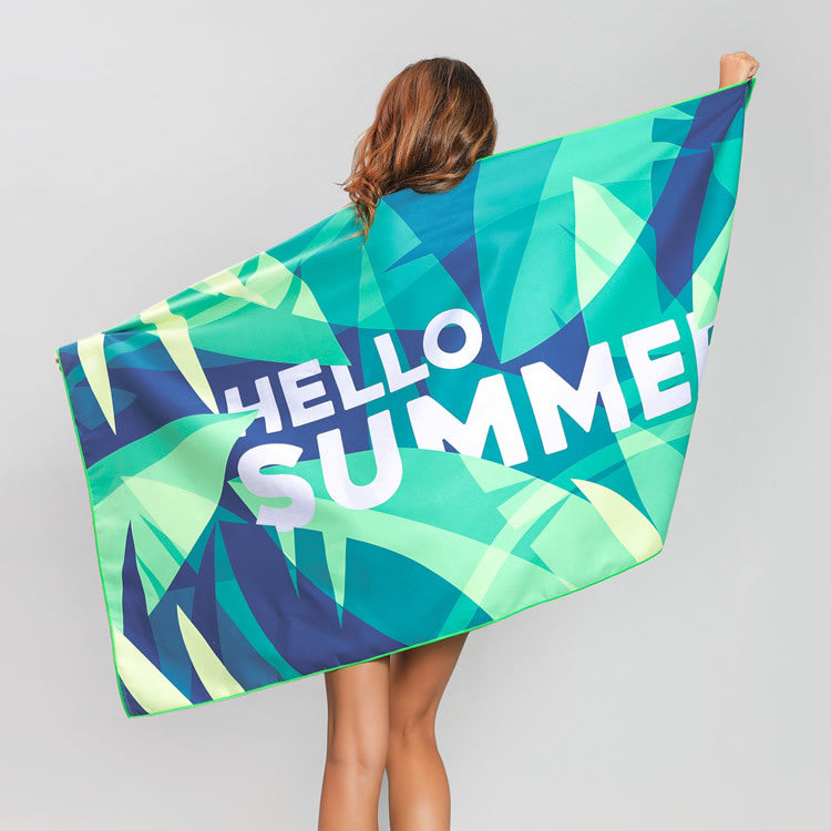 Printed Beach Towel -D247
